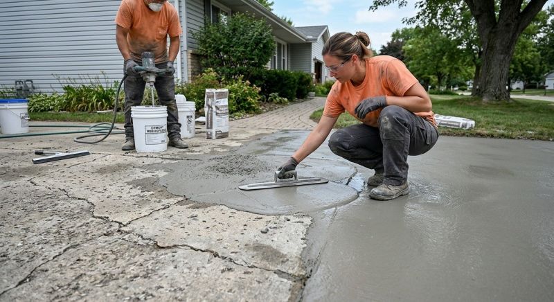 Cement Refinishing in West Des Moines, IA