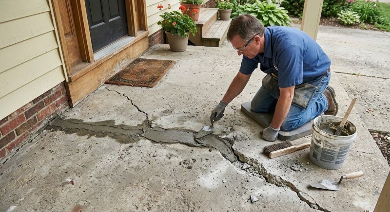 Chipped Concrete Repair in Miami Dade County, FL